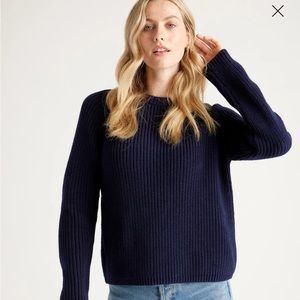 100% Organic Cotton Fisherman Crew Sweater